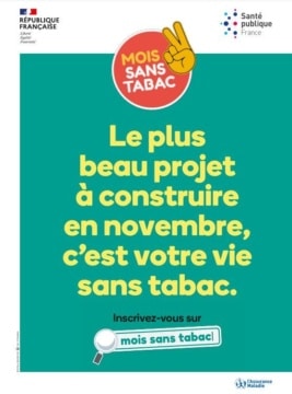 Affiche de la campagne menée par Santé Publique France pour le 