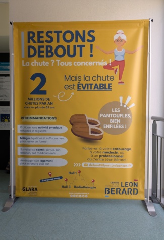 Panneau exposition debout - les pantoufles